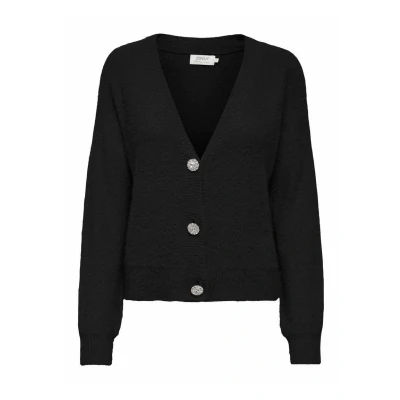 Abbildung von ONLY Onlella Piumo LS CC Strickjacke, Damen, Größe: Medium, Nero