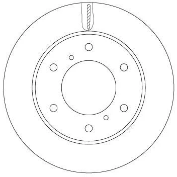 Abbildung von TRW DF6735 Bremsscheibe 294 28 6 140 Belüftet lackiert MITSUBISHI: L200 / Triton V Pickup, IV Pickup