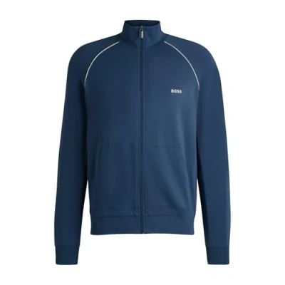 Abbildung von BOSS MIX&amp;MATCH Z Sweatjacke, Herren, Größe: Medium, Blue five