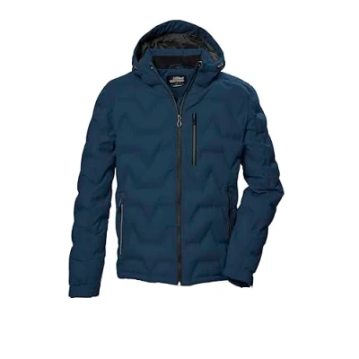 Abbildung von killtec Herren Steppjacke mit Kapuze/Jacke ist wasserabweisend KOW 60 MN QLTD JCKT, dunkelblau, M, 41834 000