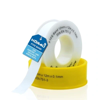 Abbildung von kör4u 1x Teflonband DVGW für Gas und Wasser PTFE Band Dichtband Gewindedichtband
