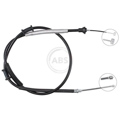 Abbildung von A.B.S. K19888 Handbremsseil 1659 Trommelbremse für Links /Rechtslenker FIAT: Grande Punto Hatchback, Evo III Hatchback