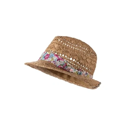Abbildung von Sterntaler Strohhut Blumen für Mädchen Kinderhut mit UV Schutz 50+ und Blumendruck Sonnenhut Kinder schützt den Kopf an heißen Tagen vor der Sonne beige, 47