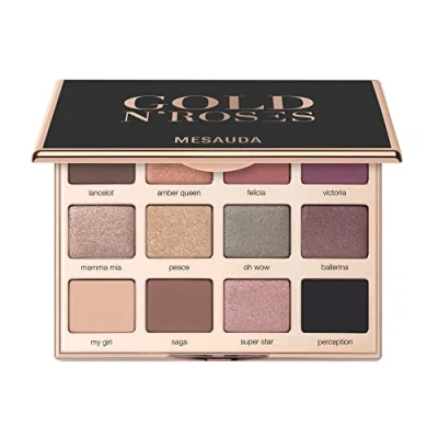 Abbildung von Mesauda Milano Gold&#039;N Roses Lidschatten Palette, 12 g