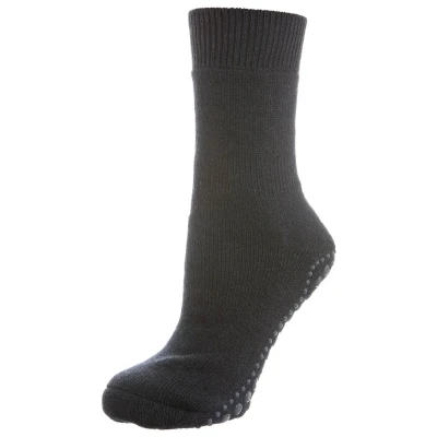 Abbildung von FALKE Herren Stoppersocken Homepads M Hp Wolle Baumwolle rutschhemmende Noppen 1 Paar, Grau Asphalt Melange 3180, 47/50 EU