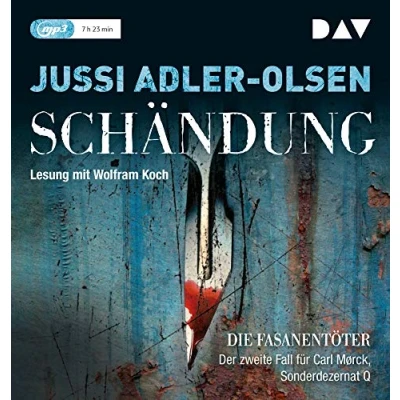Abbildung von Schändung. Der zweite Fall für Carl Mørck, Sonderdezernat Q: Lesung mit Wolfram Koch (1 mp3 CD) (Carl Mørck Reihe)