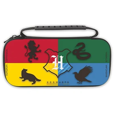 Abbildung von Freaks And Geeks Wizarding World Harry Potter 299254 XL Schutzhülle für Nintendo Switch, 4 Häuser, Mehrfarbig, Mehrfarbig