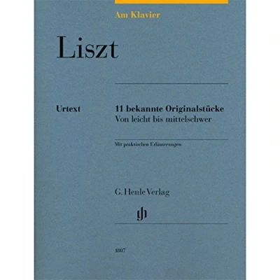 Abbildung von Am Klavier Liszt: 11 bekannte Originalstücke von leicht bis mittelschwer: ... und Interpretation (G. Henle Urtext Ausgabe)