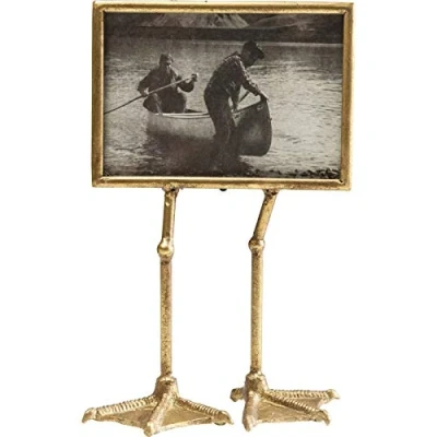 Abbildung von Kare Design Rahmen Duck Feet, Gold, Entenfuß, Bilder Rahmen, Stahl Glas Front, 38x19x10 cm (H/B/T)
