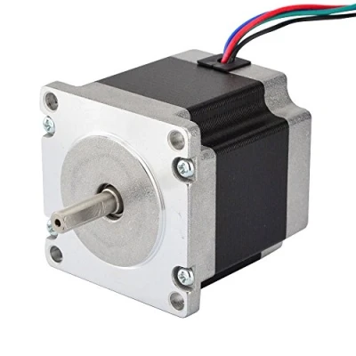 Abbildung von STEPPERONLINE Nema 23 Schrittmotor 1.26Nm 2.8A 4 Drähte 6.35mm Schaft DIY CNC Roboter 3D Drucker