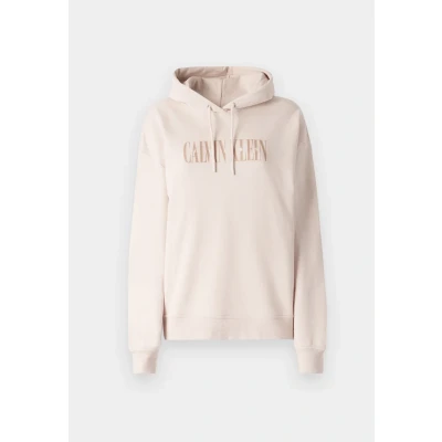 Abbildung von Calvin Klein Jeans Varsity Hoodie Sweatshirt, Damen, Größe: XS, Silver peony