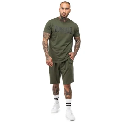 Abbildung von Lonsdale SET Normale Passform MOY Jogginghose, Herren, Größe: Medium, Olive black