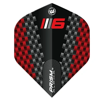 Abbildung von WINMAU Prism Alpha Blade 6 Chevron Dart Flüge 1 Satz pro Packung (insgesamt 3 Flüge)