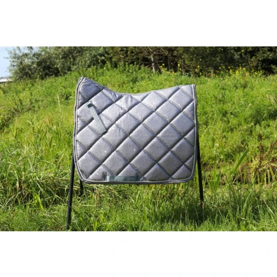 Abbildung von HB Schabracke Sparkling Glitter Dressur Grau Cob