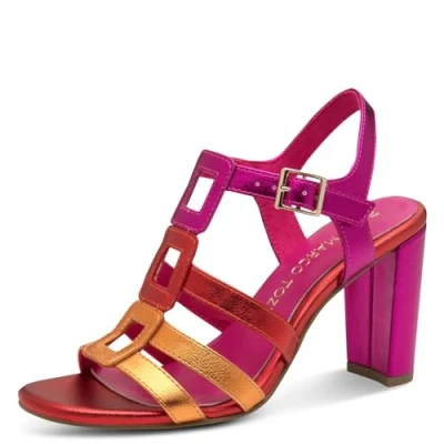 Abbildung von Marco Tozzi High Heel Sandalette, Damen, Größe: 38, Pink Schuhe