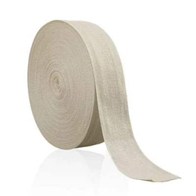 Abbildung von Baumwoll Schrägband 12mm 50m Einfassband Baumwolle Nahtband Natur Weiß/Schwarz/Weiß/Rot/Lila Baumwollschrägband mit Fischgrätenstich für Wimpelkette Schneidern Schürze Craft Nähen