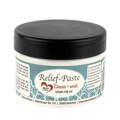Abbildung von Ideen mit Herz Relief Paste classic weiß 150 ml