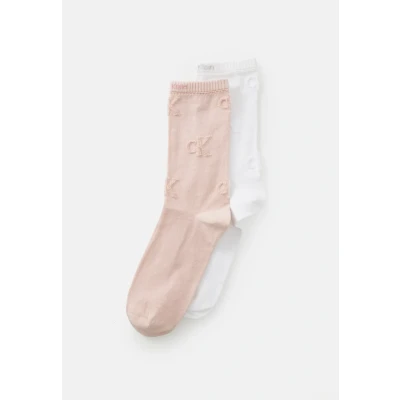 Abbildung von Calvin Klein Jeans Socken »CKJ WOMEN SOCK 2P AO TERRY LOGO ECOMM«, (2 Paar), mit dezenter Allover Stickerei