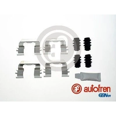 Abbildung von AUTOFREN SEINSA D42914A Zubehörsatz, Scheibenbremsbelag Vorderachse KIA: RIO 3, cee‘d II Hatchback, TOYOTA: Auris Estate