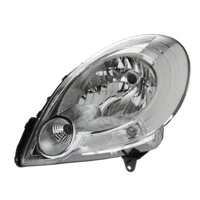 Abbildung von ABAKUS 551 1176LMLD EM Scheinwerfer links H4 chrom für Rechtsverkehr mit Stellmotor LWR P43t RENAULT: Kangoo II Be Bop