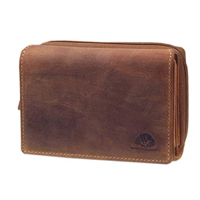 Abbildung von Greenburry Vintage Damen Geldbörse Braun10x14,5x4,5cm