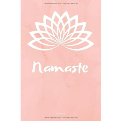 Abbildung von Premium Yoga und Meditation Notizbuch Lotus Blume Namaste ca. 120 Seiten (liniert) A5 als Tagebuch, Notizheft, Achtsamkeitsbuch oder Journal