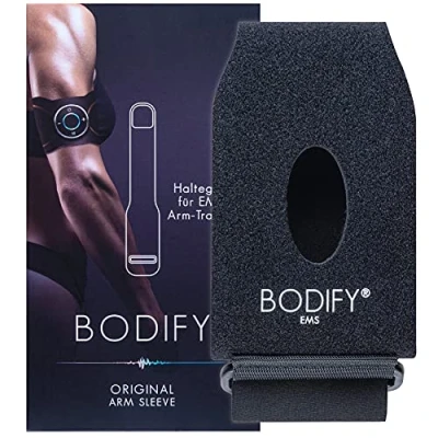 Abbildung von Bodify® Haltegurt Für EMS Arm &amp; Beintrainer zur zusätzlichen Fixierung der Gelpads Gurt Männer und Frauen Das ORIGINAL (Ohne Trainer) (Arm Haltegurt)