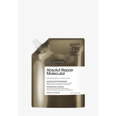 Abbildung von L&#039;OREAL Professionnel Serie Expert Absolut Repair Molecular Refill Shampoo Shampoo, Größe: 500 ml,