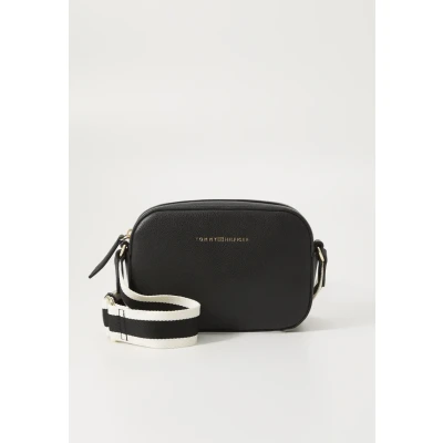 Abbildung von Tommy Hilfiger Logotape Camera BAG Umhängetasche, Damen, Größe: One Size, Black