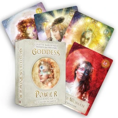 Abbildung von Goddess Power Oracle, Orakelkarten m. Anleitungsbuch (Standard): A 25 Card Deck and Guidebook