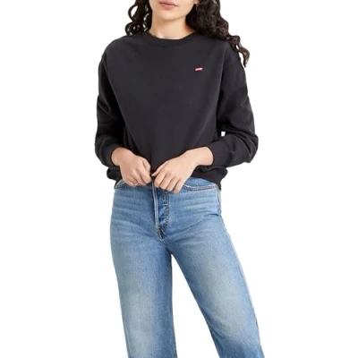 Abbildung von Levi&#039;s Standard CREW Sweatshirt, Damen, Größe: XS, Caviar