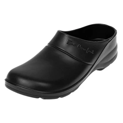 Abbildung von LEMIGO leichte Eva Clogs Gartenclogs Gartenschuhe Bio Comfort (41, schwarz)