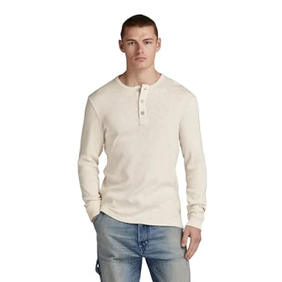 Abbildung von G Star Langarmshirt, Herren, Größe: XL, Eggnog