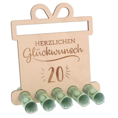Abbildung von Spruchreif Witziges Geldgeschenk Gutscheinverpackung Geschenk 20. Geburtstag
