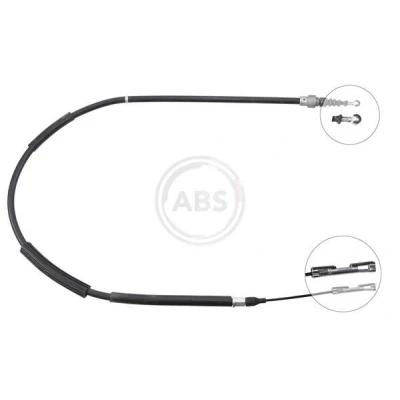Abbildung von A.B.S. K17027 Handbremsseil 1125 für Links /Rechtslenker AUDI: A2