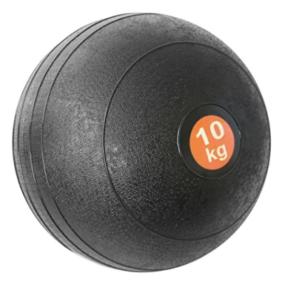 Abbildung von Slam Ball 10kg schwarz Medizinball Krafttraining Bootcamp Gewichte
