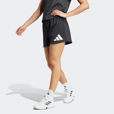 Abbildung von adidas Performance Train Essentials BIG LOGO kurze Sporthose, Damen, Größe: XS, Black