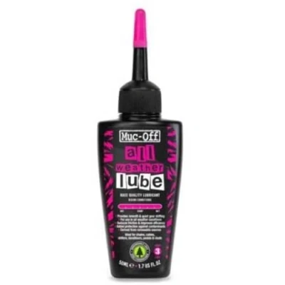 Abbildung von Muc Off All Weather Chain Lube, 50 ml, biologisch abbaubares Schmiermittel für Fahrradkette, alle Bedingungen formuliert, geeignet Arten von Fahrrädern