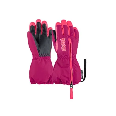 Abbildung von Reusch Baby Mädchen Tom extra Warmer, winddichter und atmungsaktiver Skihandschuh, 3329 Fuchs purp/Knockout pink, IV