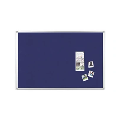 Abbildung von BoardsPlus Pinnwand 90 x 60 cm Blauem Filztafel mit Aluminiumrahmen