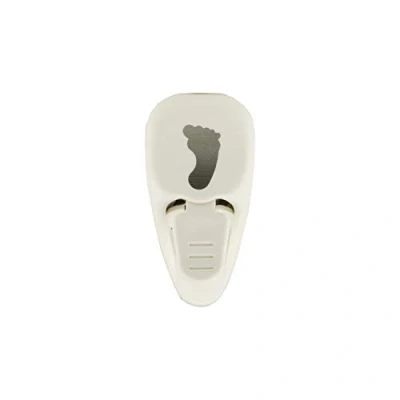 Abbildung von Artoz Papierstanzer Kartenstanzer &quot;Babyfüsse&quot;, 30mm Stanze Locher zum Kartenbasteln für Babypartys Geburtstage Weihnachten Einladungen Hochzeit Taufe und vieles mehr