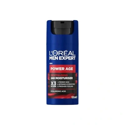 Abbildung von L&#039;Oréal Men Expert XXL Gesichtspflege gegen Falten für Männer, Anti Aging Feuchtigkeitscreme matte Haut, Gesichtscreme Herren mit Hyaluronsäure, Power Age, [Amazon Exclusive], 1 x 100 ml
