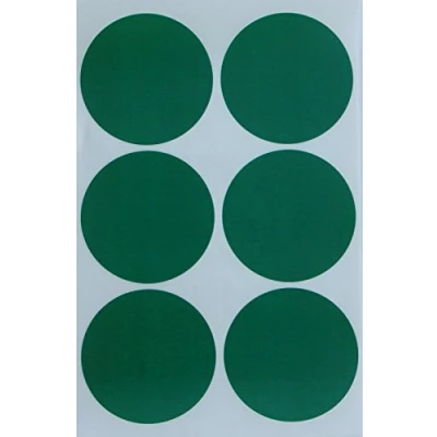 Abbildung von Klebepunkte Grün 50 mm runde Aufkleber 5 cm Sticker 180 Stück von Royal Green