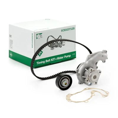Abbildung von INA 530 0142 30 Wasserpumpe + Zahnriemensatz mit FORD: Transit Connect Mk1 Van, Galaxy Mk2 MPV, S Max