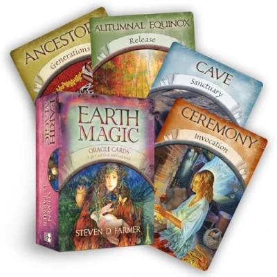 Abbildung von Earth Magic Oracle Cards: A 48 Card Deck and Guidebook