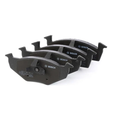 Abbildung von BOSCH 0 986 494 005 Bremsbelagsatz Low Metallic mit Anti Quietsch Blech, Montageanleitung SKODA: Fabia 2, 1 Combi, I Hatchback