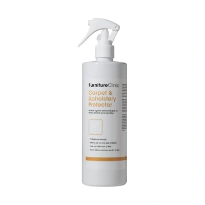 Abbildung von Furniture Clinic Teppich und Polster Imprägnierspray wirkt schmutz wasserabweisend Gewebeschutz Spray für Polster, Teppiche, Sofas, Autositze, Schuhe 500ml