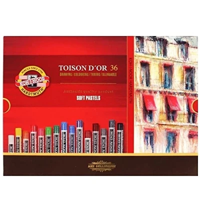 Abbildung von KOH I NOOR Toison D&#039;or Soft Pastellkreiden 36er Set, rund