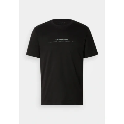 Abbildung von Calvin Klein Jeans Minimal LOGO TEE Tshirt print, Herren, Größe: XS, Black