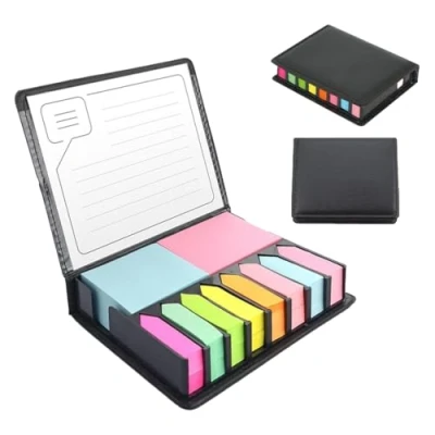 Abbildung von WPRO Haftnotizen Set Vittorio 2000 Stück Klebezettel, Notizblätter, Sticky Notes, Page Marker, Haftstreifen, Seitenmarker, pfeilform 2 Formate bunt selbstklebend, beschreibbar